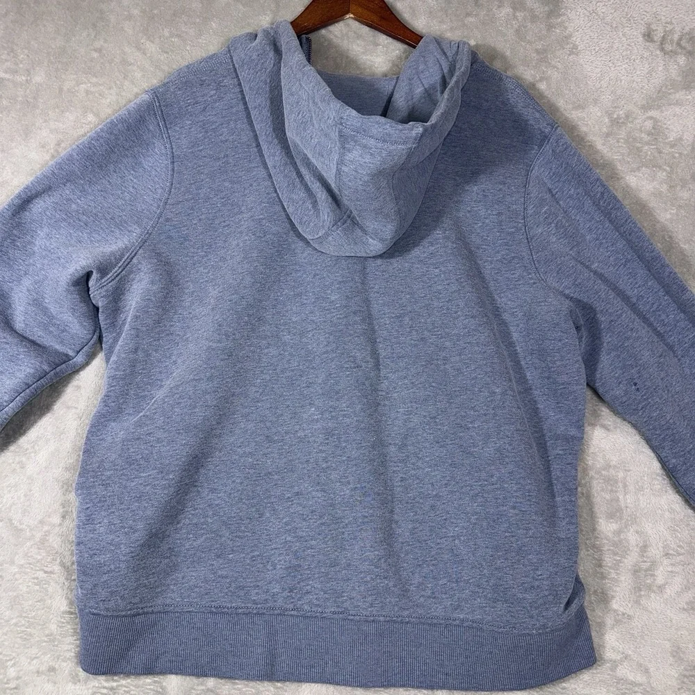 CARHARTT Men's 1/4 Zip Pullover Sweater 2XL Blue Hoodie